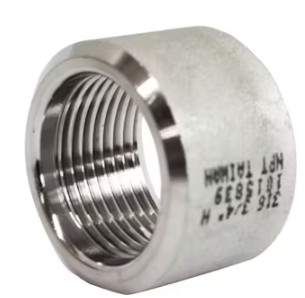 316 4'' 150# THREADED HALF COUPLING A351*